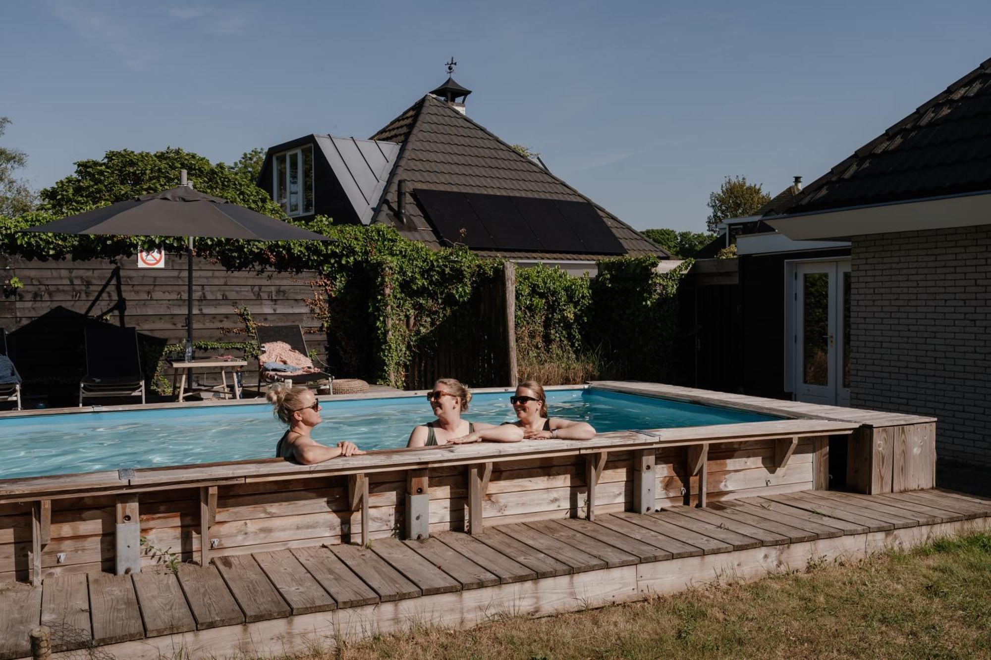 Luxe Vakantiehuis Nova Met Zwembad Ouddorp Exteriör bild